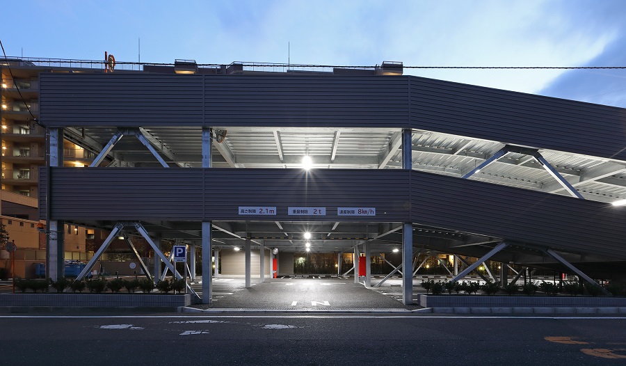 サンクレイドル昭島様の自走式立体駐車場新築工事